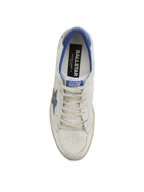 Golden Goose Sneakers Ballstar bianca/blu metallizzato Golden Goose | GMF00117F00219810327 WHITE/BLUETTE